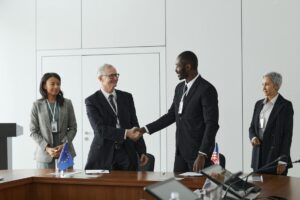 diplomacy negotiation meeting — Photo by Werner Pfennig on Pexels