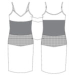 Wearing A Camisole Shapewear Short Skirt